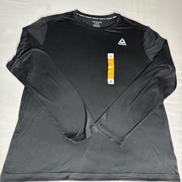 Reebok Men's Charcoal Long Sleeve Shirt - Picture 2 of 7